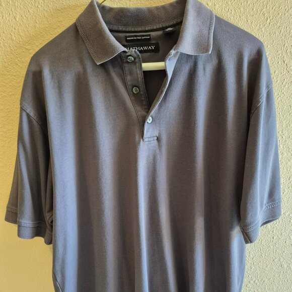 Hathaway Polo Shirt in Grey - Picture 3 of 5